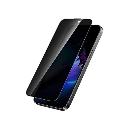 iPhone 15 Pro Max Uyumlu Recci RSP-A19AP Privacy Temperli Cam Ekran Koruyucu