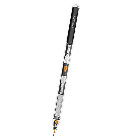 Tablet İçin Dokunmatik Çizim Kalemi Recci RCS-S28 Palm-Rejection Eğim Özellikli Stylus Pencil Şeffaf