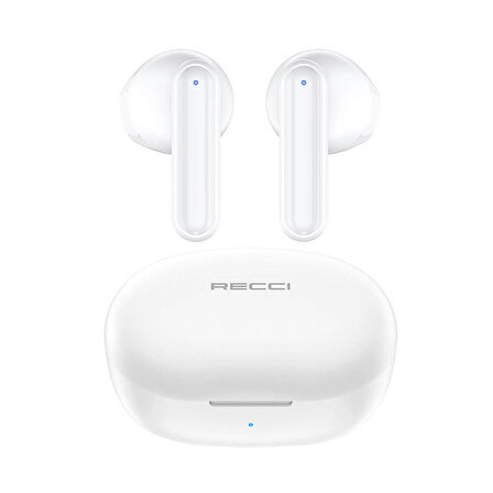 Bluetooth Kulaklık Recci REP-W78 Shell Serisi TWS V5.3 Versiyon Beyaz