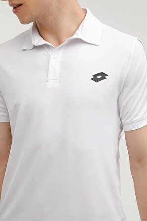 Lotto Polo Yaka Beyaz Erkek T-Shirt 2SADELFO3FX