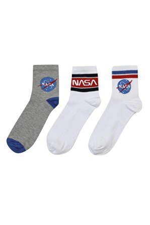 ML NASA 3 34CK49 3FX Siyah Erkek Çorap