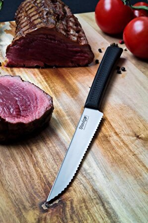 Stevig Cut 4 Steak Biftek Bıçağı Seti 2 Parça Siyah 12 cm ST-400.007