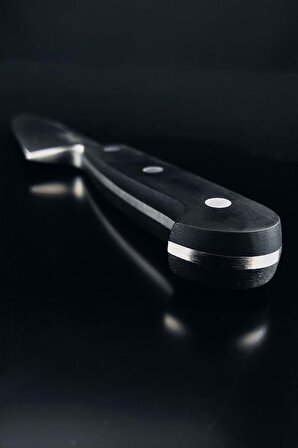 Stevig Elegant Dövme Çelik Şef Bıçağı Siyah 15,5 cm ST-400.030