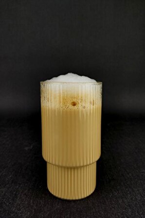 Digithome Origami Tekli Borosilikat Cam Latte ve Kahve Bardağı – H/12 C1-2-289