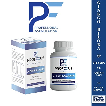 PF ProFocus L-Fenilalanin 30 Vegan Kapsül