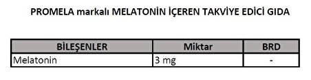 PF ProMela Melatonin İçeren Gıda Takviyesi 60 Tablet