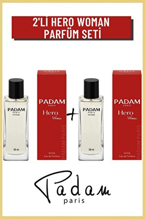 Padam Paris 2' li Hero Woman Parfüm Seti Kadın PDMPMP03