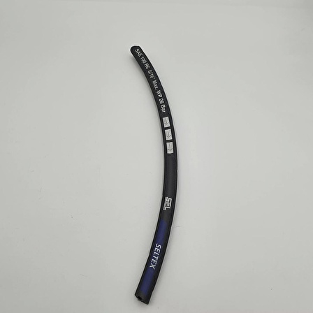 3/16" - R6 İÇ ÇAP 4.8 MM DIŞ ÇAP 10.7 MM TEKSTİL ÖRGÜLÜ HİDROLİK HORTUM