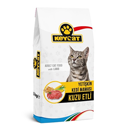 Keycat Kuzulu Yetişkin Kedi Maması 13 Kg