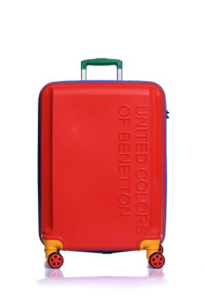 United Colors Of Benetton 14BNT300-02-KR Kırmızı Unisex Orta Boy Bavul