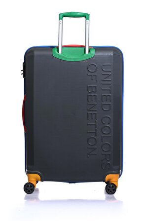 United Colors Of Benetton 14BNT300-01-GR Gri Unisex Büyük Boy Bavul