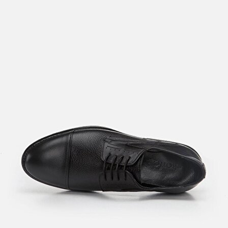 Hakiki Deri Siyah Erkek Günlük Ayakkabı