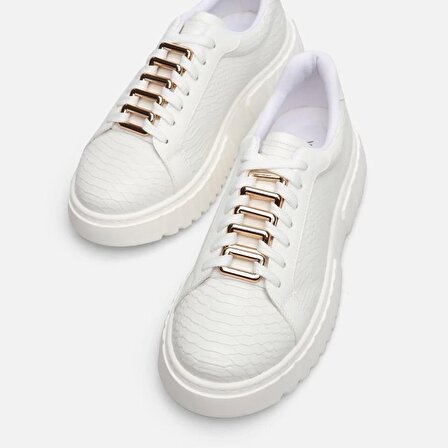 Beyaz Yaya Kadın Günlük Ayakkabı