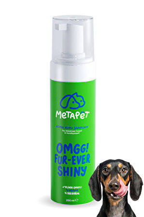 Köpek Tüy Dökülmesi Karşıtı Kuru Köpük Şampuan, Doğal E Vitamini Sağlığı, Önleyici Bakım için 200 ML