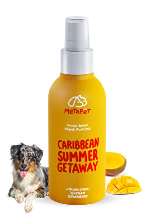 Doğal Köpek Parfümü, Koku Giderici Sprey, Evcil Hayvanlar için Organik Formül, Mango Esanslı 150 ML