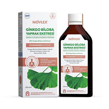 Novlex Ginkgo Biloba Ekstresi ve Piperin 250 ml