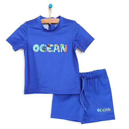 Neopy Erkek Bebek Ocean Tshirt Slip Mayo Takım
