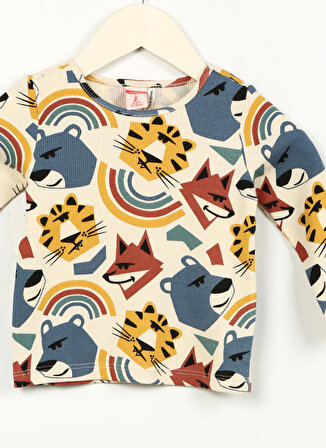 Koton Baskılı Çok Renkli Erkek Çocuk T-Shirt 4WMB10202TK - Toddler
