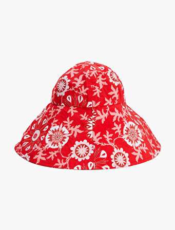 Çiçekli Bucket Şapka - Tuba Ünsal X Koton