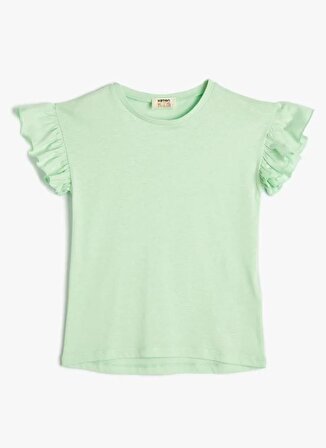 Koton Yeşil Kız Çocuk T-Shirt 4SKG10109AK