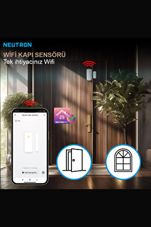 Neutron Wifi Kapı/Pencere Sensörü