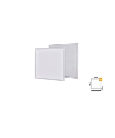 24W 30X30 Backlight Led Panel Armatür Beyaz Işık 2 Adet