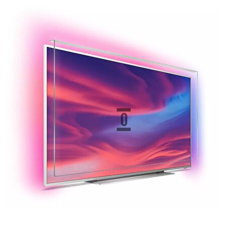 Bestomark Kristalize Panel LG 49NANO866NA Tv Ekran Koruyucu Düz (Flat) Ekran