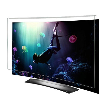 Bestomark Kristalize Panel LG OLED55C8PLA Tv Ekran Koruyucu Düz (Flat) Ekran