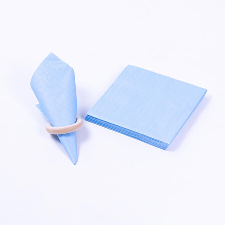 3 katlı kağıt peçete 16lı, 33x33 cm  Makaron Mavi