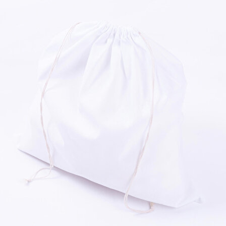 Ham bez beyaz ekmek torbası, 40x40 cm