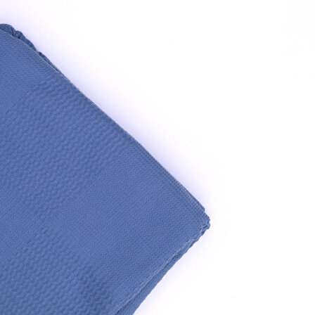 Tek kişilik pike battaniye, 170x240 cm  Mavi