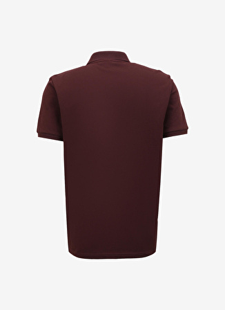 Fabrika Düz Bordo Erkek Polo T-Shirt BORAMIR-Y