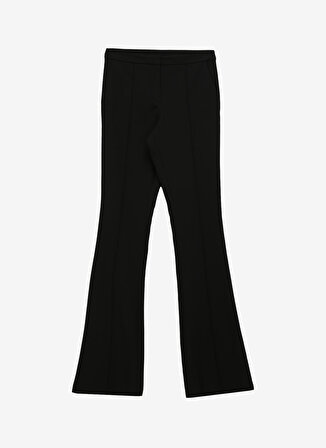Newbrand Yapay Zeka Yüksek Bel Bol Kesim Siyah Kadın Pantolon F3WL-PNT W26