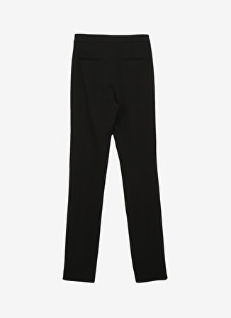 Fabrika Yüksek Bel Dar Siyah Kadın Pantolon F4SL-PNT0563