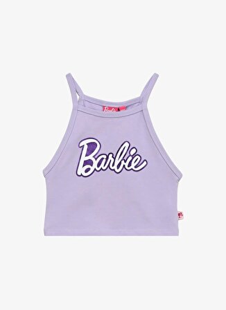 Barbie Baskılı Lila Kız Çocuk Atlet BRB4SG-TST6025