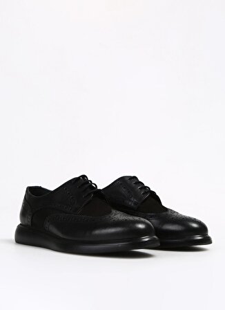 Fabrika Comfort Siyah Erkek Klasik Ayakkabı IVORY-NEW