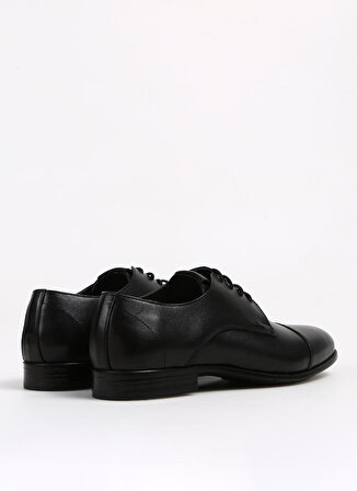 Fabrika Siyah Erkek Deri Klasik Ayakkabı HOPPER