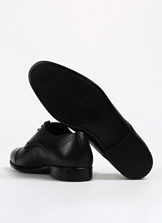 Fabrika Siyah Erkek Deri Klasik Ayakkabı HOPPER