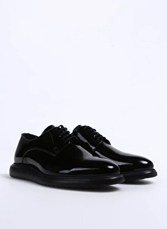 Fabrika Siyah Erkek Deri Klasik Ayakkabı ADELMAR