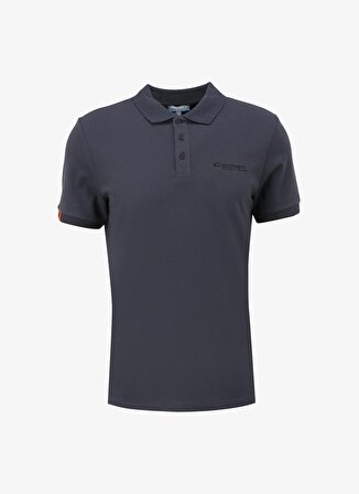 Discovery Expedition Antrasit Erkek Basic Polo T-Shirt D4SM-TST3248
