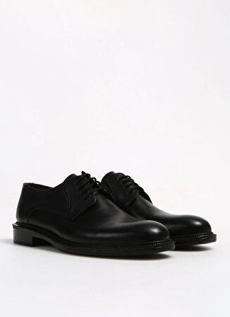 F By Fabrika Siyah Erkek Deri Klasik Ayakkabı MATEO