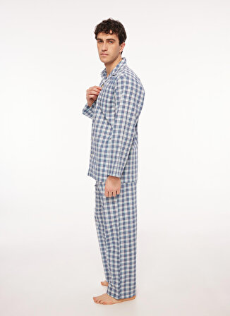 The Don Mavi - Beyaz Erkek Pijama Takımı TDNPJM001082