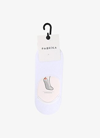 Fabrika Beyaz Kadın Babet Çorabı BBT-ROT-KDN