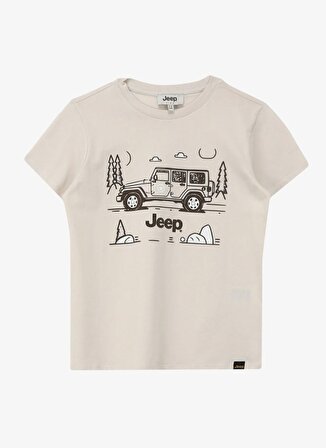 Jeep Baskılı Taş Erkek Çocuk T-Shirt J4SB-TSH12