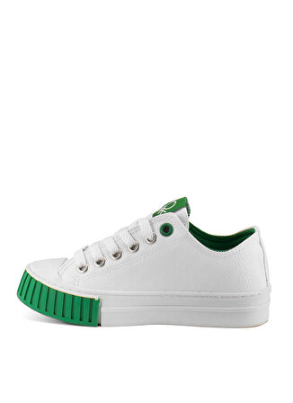 Benetton Beyaz - Yeşil Erkek Çocuk Sneaker BN-30957