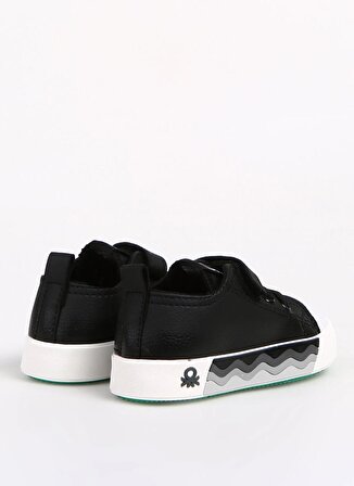 Benetton Siyah - Beyaz Bebek Sneaker BN-31136 Siyah Beyaz