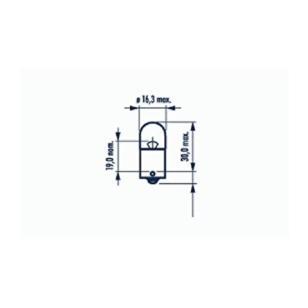 Narva DD 17326 24V 10W 67 Ampul