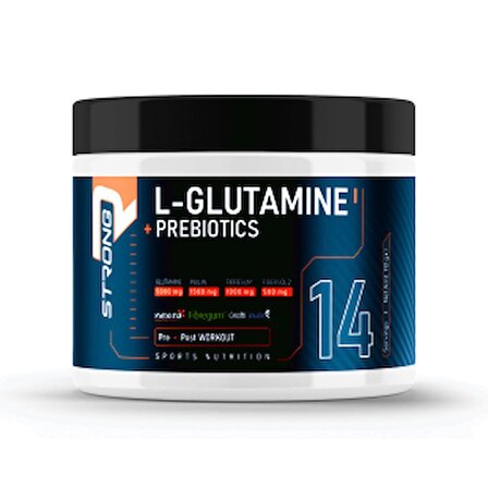 Prebiyotik L-Glutamine Saf 112 gr 14 Servis Sporcu Gıdası Bağırsak Sağlığı Amino Asit Protein Erkek