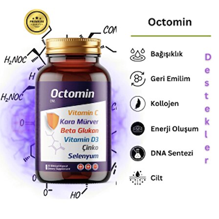 4'lü Octo Vitamin Paketi Octomin Octokids Octofish Octomin Plus Doğal Katkısız Yüksek Kalite