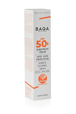 BAGA GÜNEŞ KORUYUCU KREM SPF+